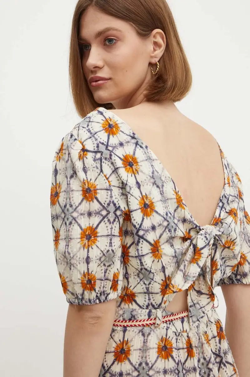 vestito in cotone PFRECONFORT Multicolore miniatura 4