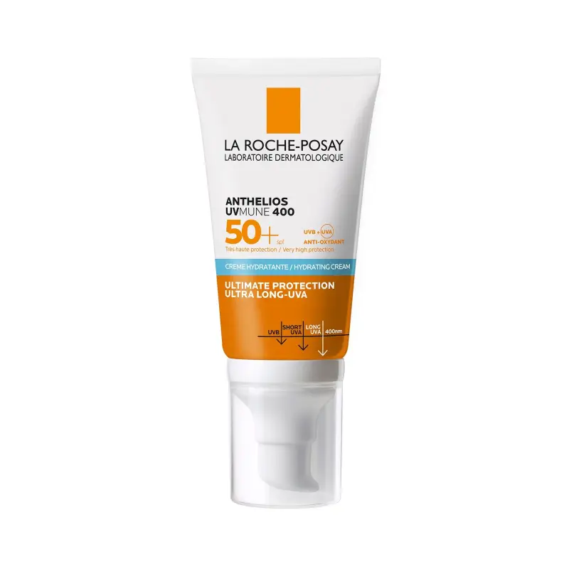 Anthelios UVMune 400 Crema Idratante SPF50+ con profumo - Protezione solare viso