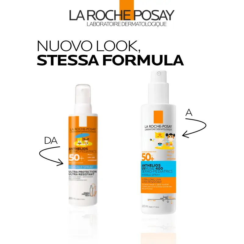 Anthelios UVMune 400 Spray Invisibile Dermo-Pediatrics Bambino SPF50+ - Crema Solare Bambini, Solari alta protezione miniatura 2