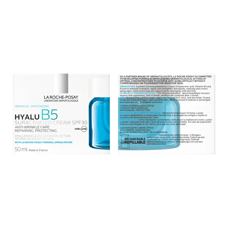 Hyalu B5 Hyalu B5 Crema Anti-Rughe con SPF30 - Trattamento antietà pelli mature, Crema antirughe, Crema idratante viso miniatura 3