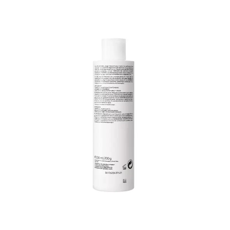 Kerium Kerium Shampoo antiforfora grassa - Shampoo delicato, Capelli normali miniatura 2