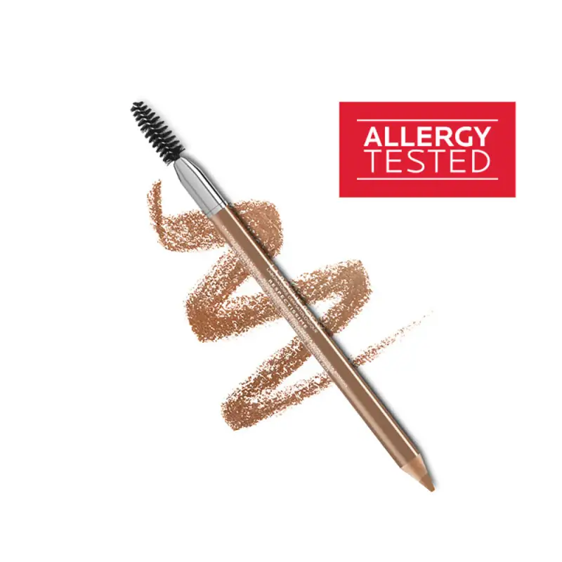 Occhi Toleriane Matita Sopracciglia Waterproof Effetto naturale con cere e olii di origine vegetale Biondo - Matita sopracciglia miniatura 2