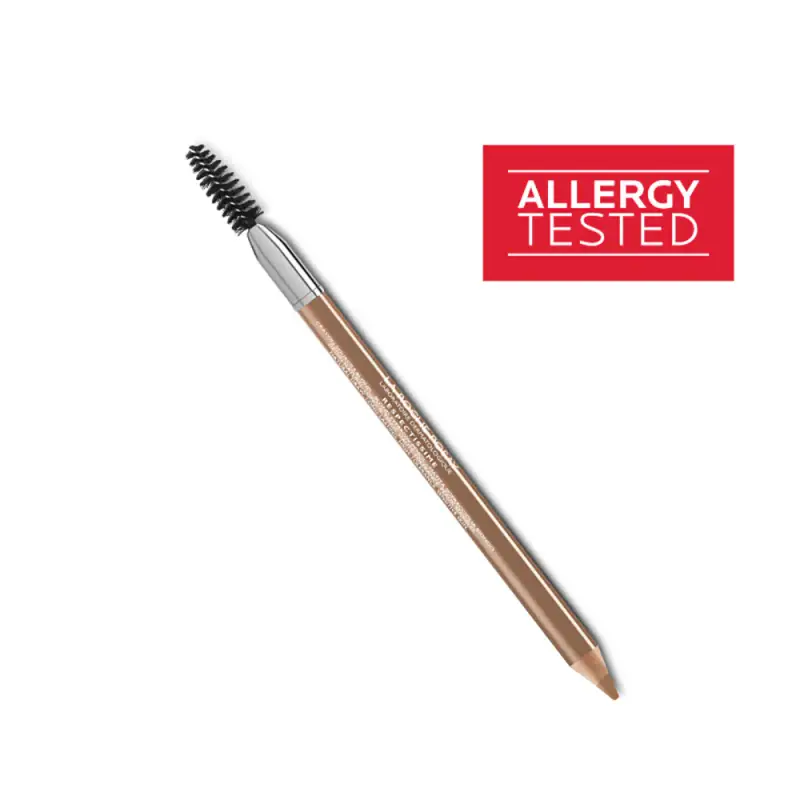 Occhi Toleriane Matita Sopracciglia Waterproof Effetto naturale con cere e olii di origine vegetale Biondo - Matita sopracciglia miniatura 3