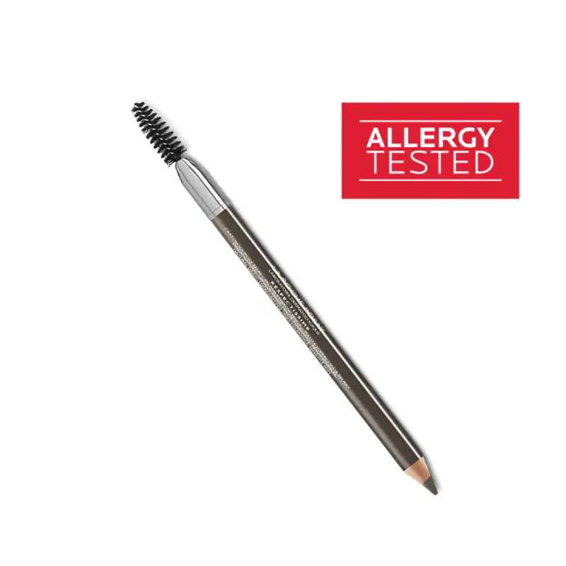 Occhi Toleriane Matita Sopracciglia Waterproof Effetto naturale con cere e olii di origine vegetale Bruno - Matita sopracciglia miniatura 2