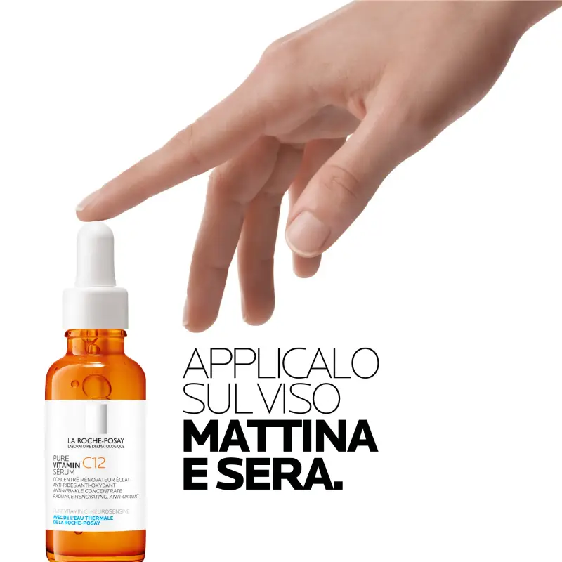 Pure Vitamin C Pure Vitamin C12 Siero Antirughe e Illuminante - Trattamento antietà pelli mature, Siero antirughe miniatura 5