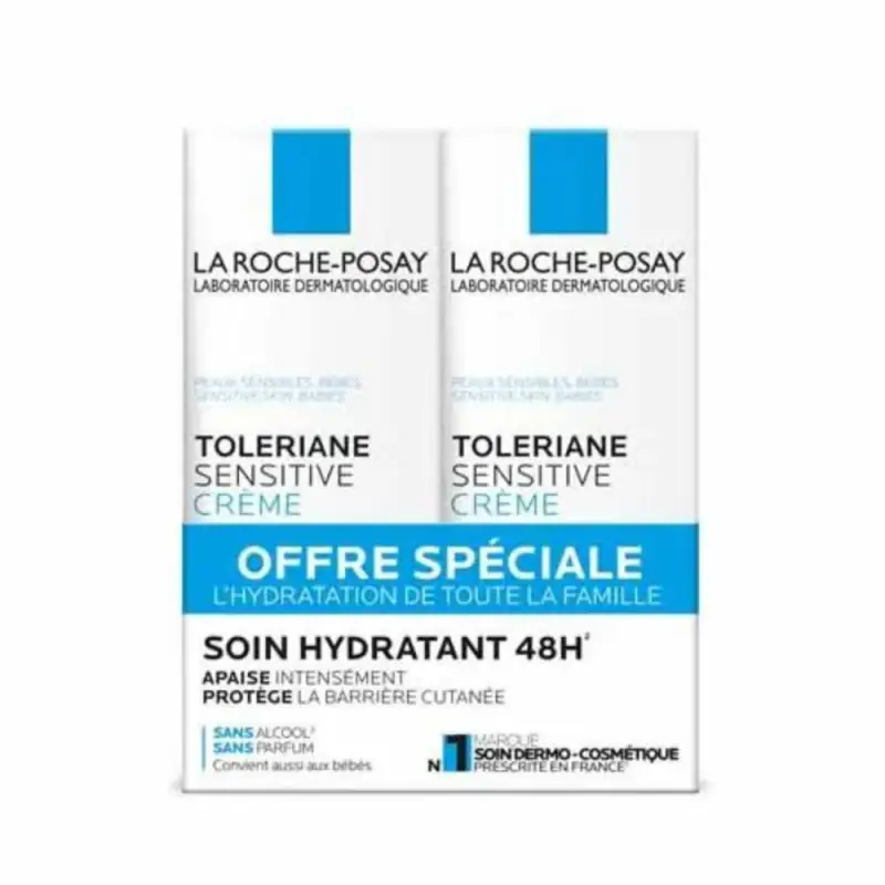 La Roche-Posay Toleriane Crema Trattamento Idratante Lenitivo Protettivo Sensitivo 2x40ml