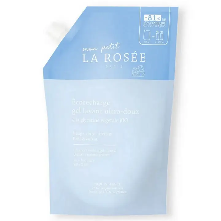 Mon Petit La Rouée Écorecharge Gel Lavante Ultra Delicato alla Glicerina Vegetale BIO 800ML