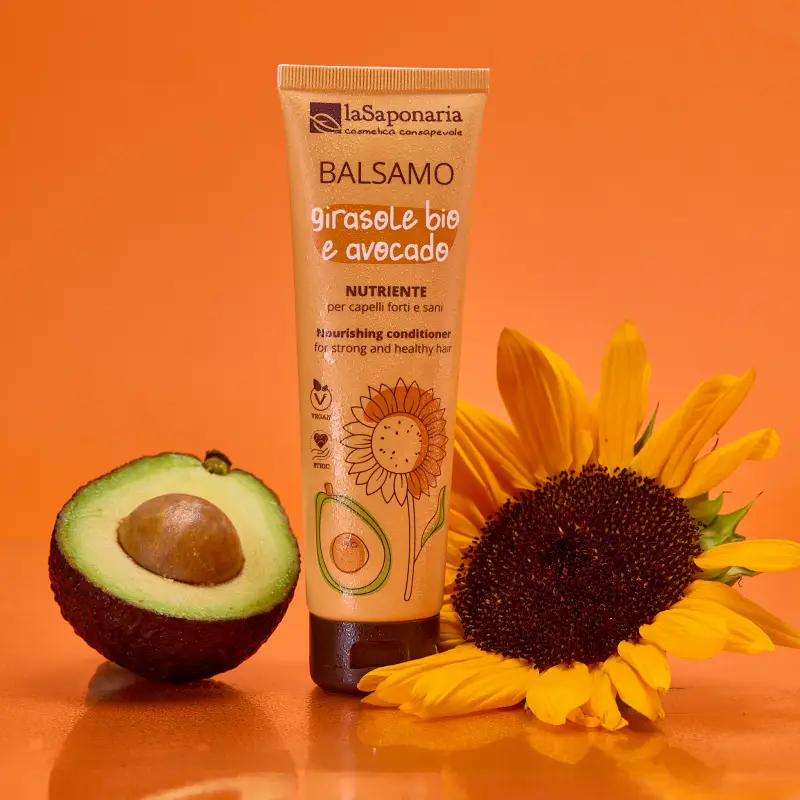 Capelli e Cute Balsamo nutriente - Girasole Bio e Avocado - Capelli secchi miniatura 2