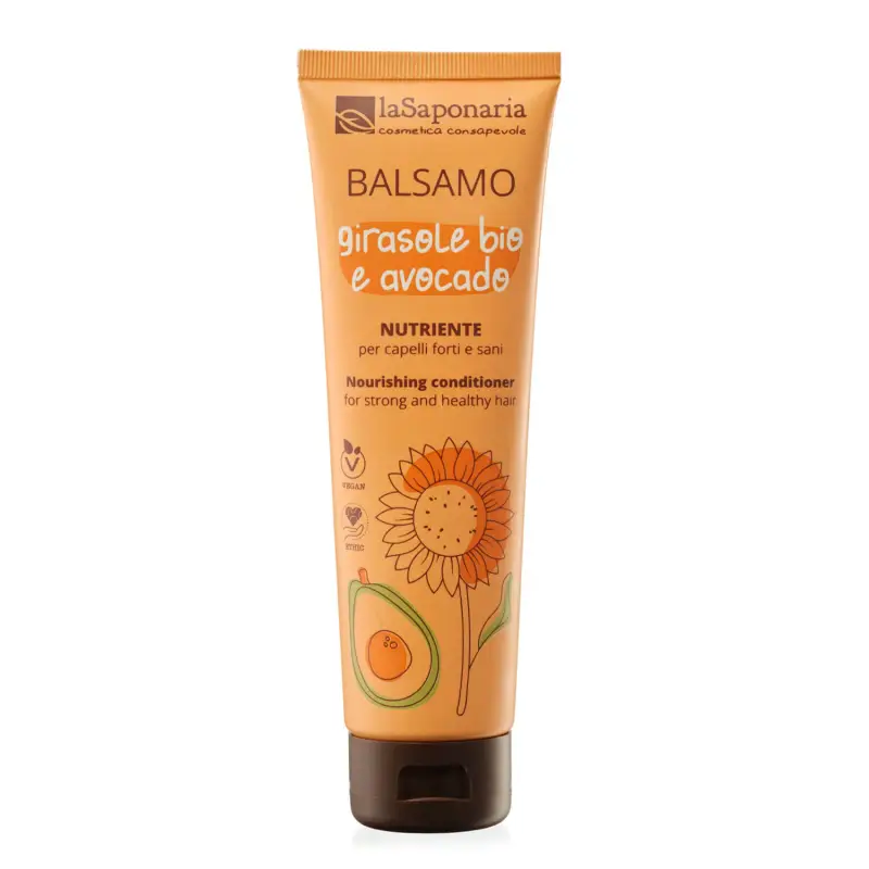 Capelli e Cute Balsamo nutriente - Girasole Bio e Avocado - Capelli secchi