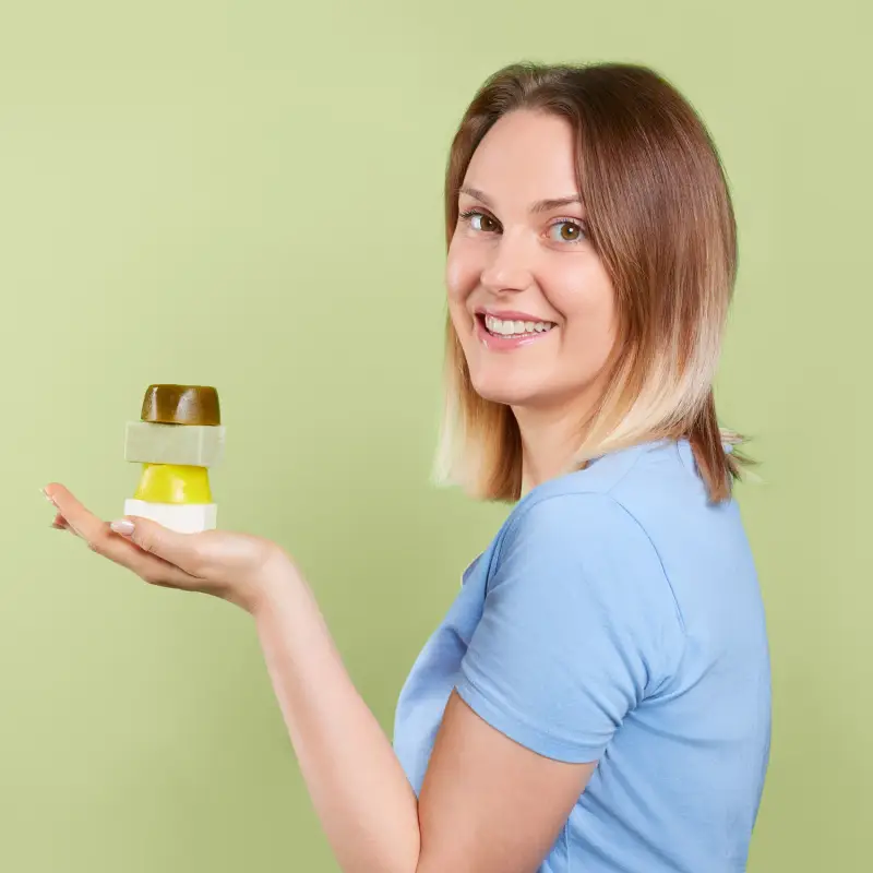 Capelli e Cute Balsamo solido ristrutturante nutriente - Capelli fini miniatura 2