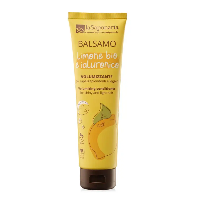 Capelli e Cute Balsamo volumizzante - Limone Bio e Ialuronico - Balsamo volumizzante