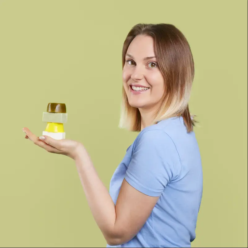 Capelli e Cute Shampoo solido rinforzante e lenitivo - Capelli fini miniatura 2