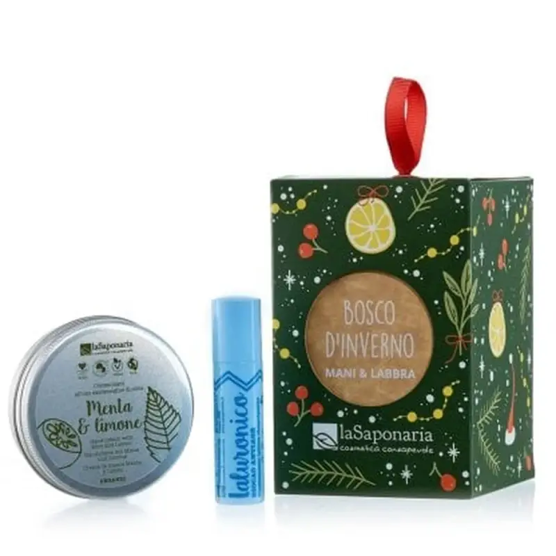 Cofanetti COFANETTO Bosco d'inverno - Balsamo labbra,Crema mani,Cofanetto viso e corpo