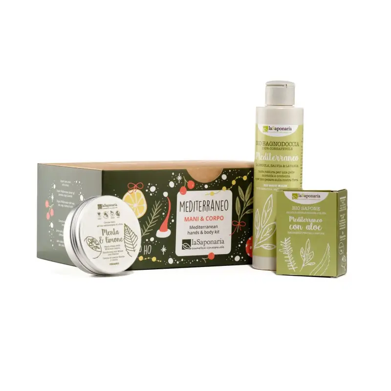 Cofanetti Mediterraneo Mani & Corpo - Mediterranean Hands & Body Kit - Cofanetto corpo,Cofanetto viso e corpo