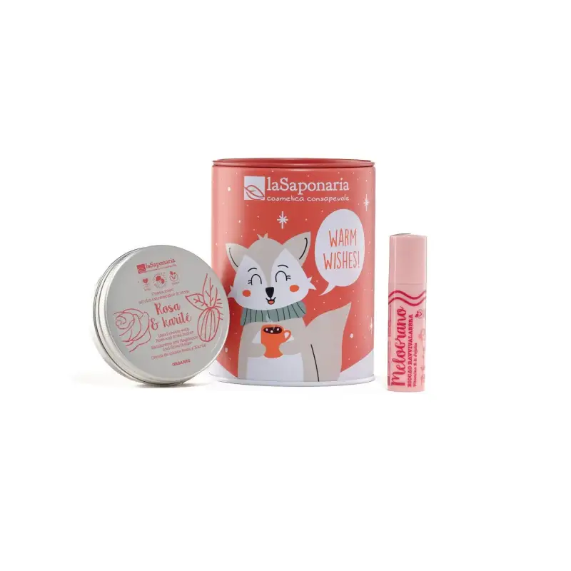 Cofanetti Warm Wishes! Salvadanaio Volpe Artica - Cofanetto viso e corpo
