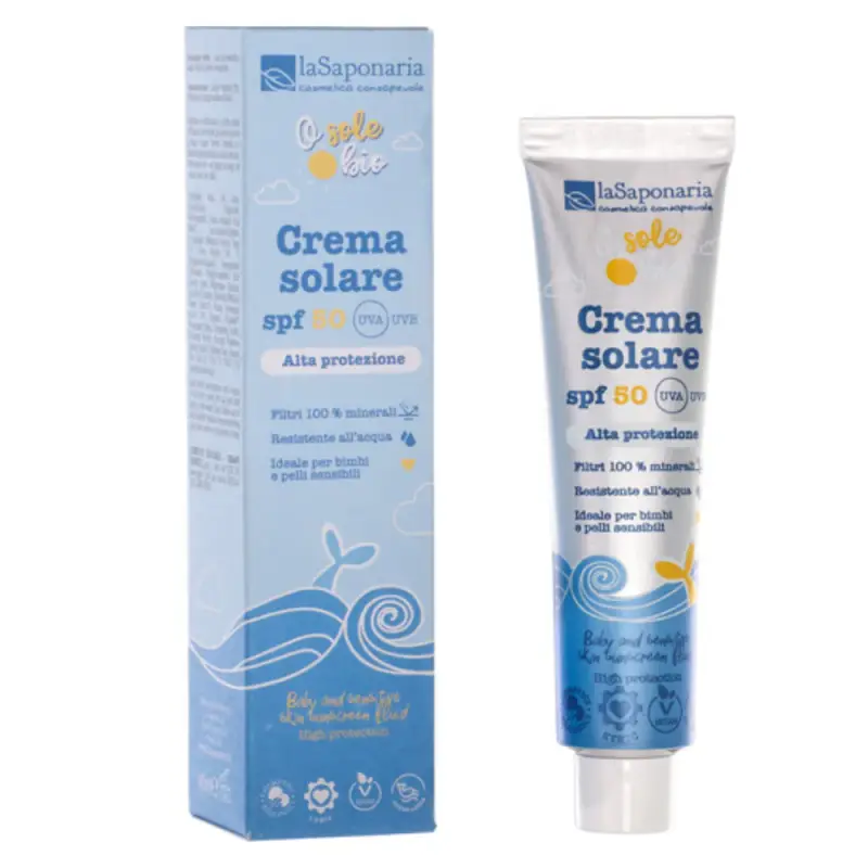 Osolebio Crema Solare Spf50 - Bimbi E Pelli Sensibili, 40 Ml