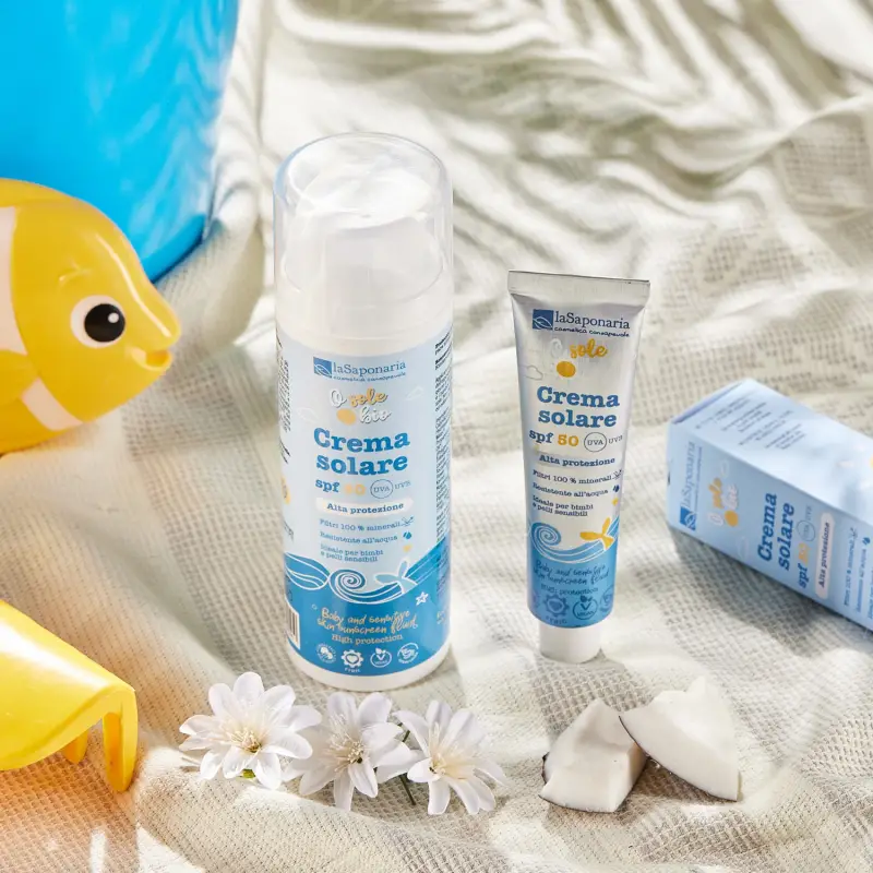 Osolebio Crema Solare SPF50 - Crema solare, Crema Solare Bambini, Protezione solare viso, Solari alta protezione miniatura 2