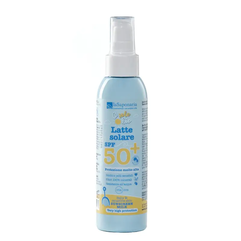 Osolebio Latte Solare SPF50+ - Crema Solare Bambini,Solari alta protezione