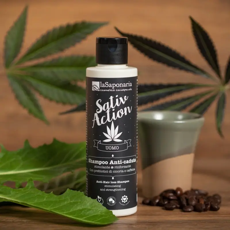 Sativaction Shampoo Anti-caduta - Shampoo anticaduta, Caduta dei capelli miniatura 2