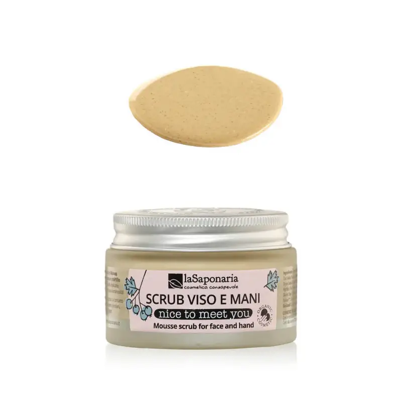 Wonder Pop Mousse scrub viso-mani- NICE TO MEET YOU - Peeling e gommage viso,Crema mani