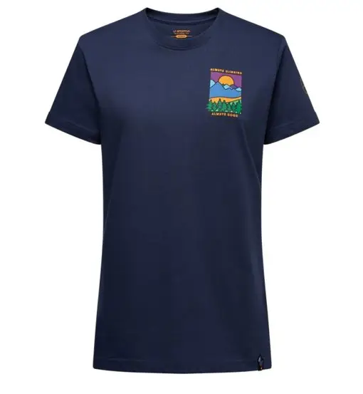 Always Climbing W - T-shirt - donna Blue