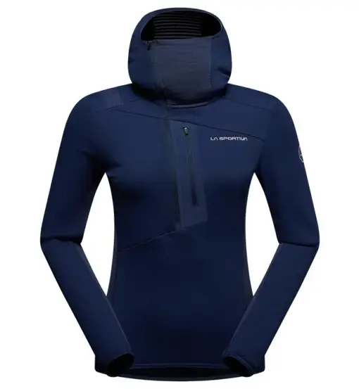 Big Wall Pullover Hoody W - felpa con cappuccio - donna Blue