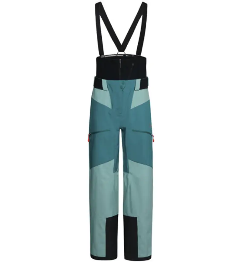 Chaser Evo Shell Bib W - pantaloni freeride - donna Green