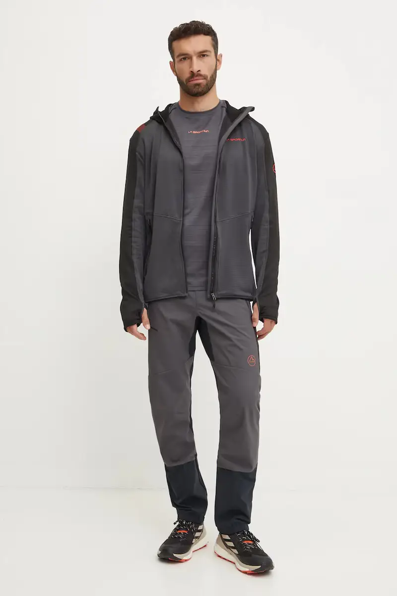 felpa da sport Upendo colore grigio con cappuccio L67900322 miniatura 2