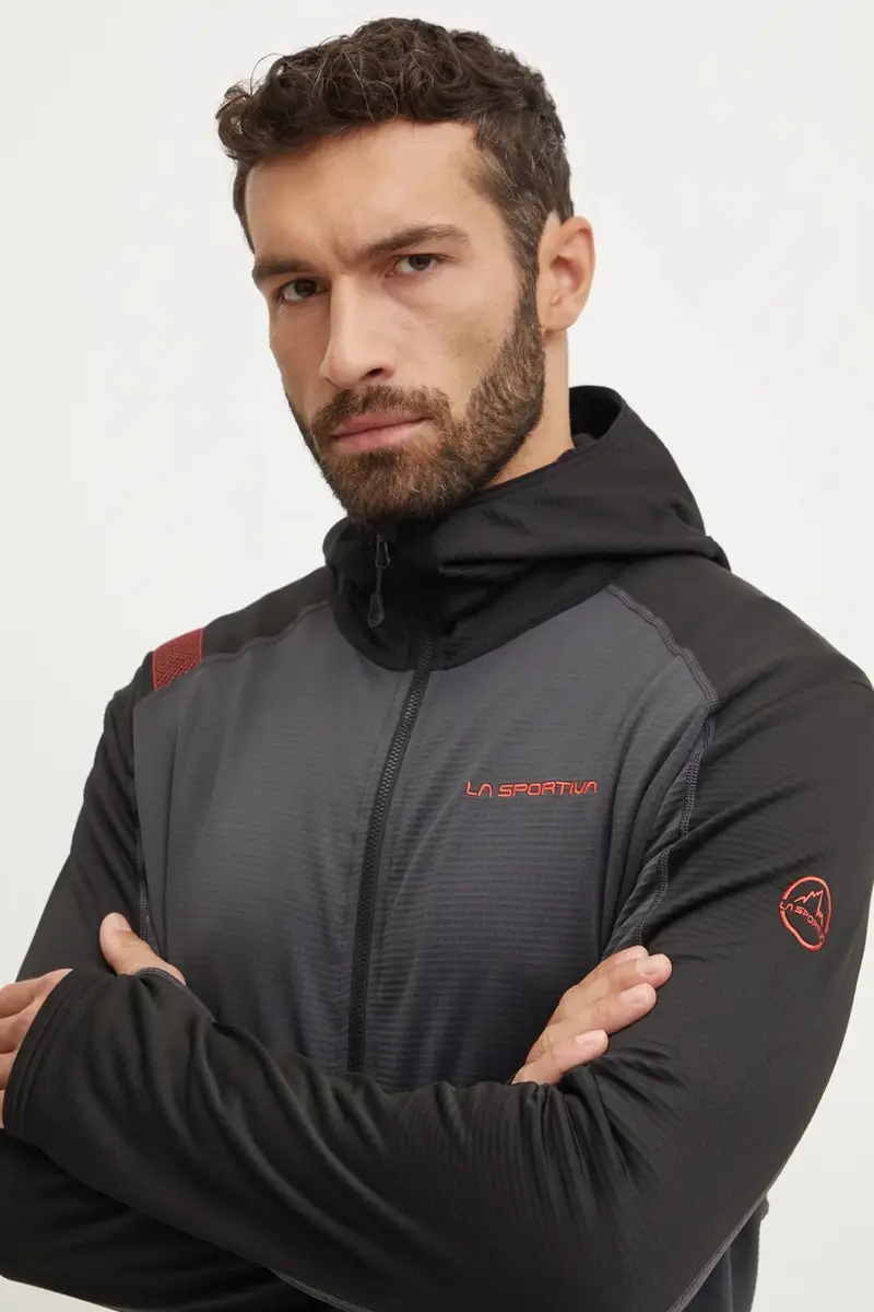 felpa da sport Upendo colore grigio con cappuccio L67900322 miniatura 4