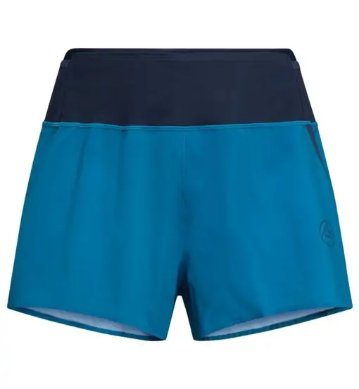 Flow 3" - pantaloni corti trail running - uomo Blue