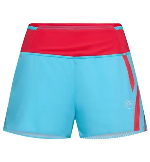 Flow 3" W - pantaloni corti trail running - donna Blue