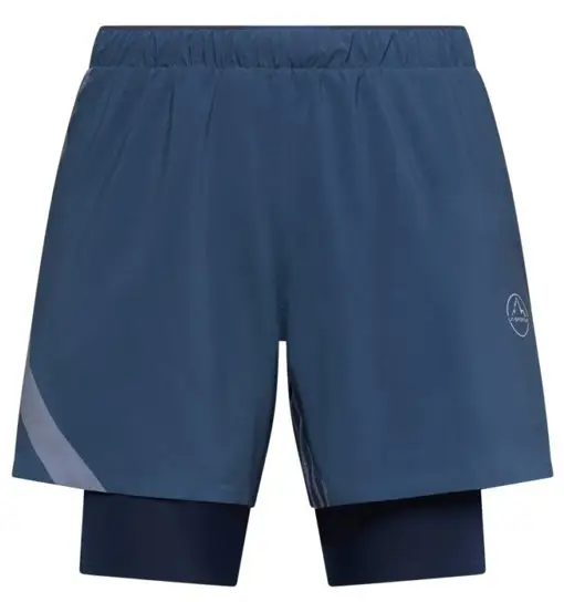 Flow 5" - pantaloni trail running - uomo Blue