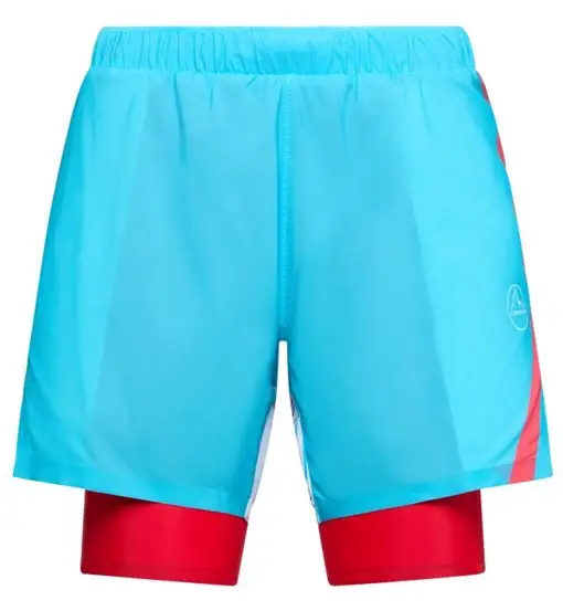 Flow 5" W - pantaloni trail running - donna Blue