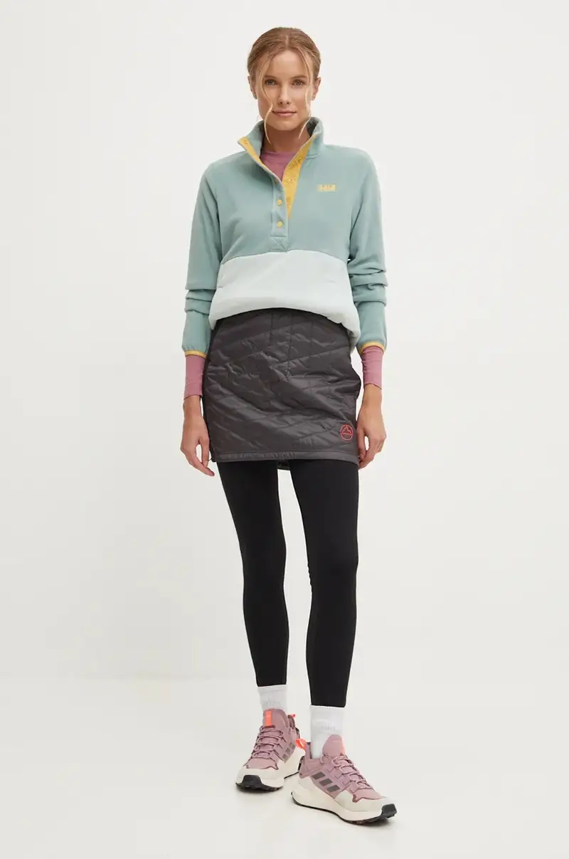 gonna sportiva Warm Up Primaloft colore grigio M04900322 miniatura 2