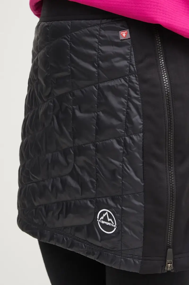 gonna sportiva Warm Up Primaloft colore nero M04999000 miniatura 4