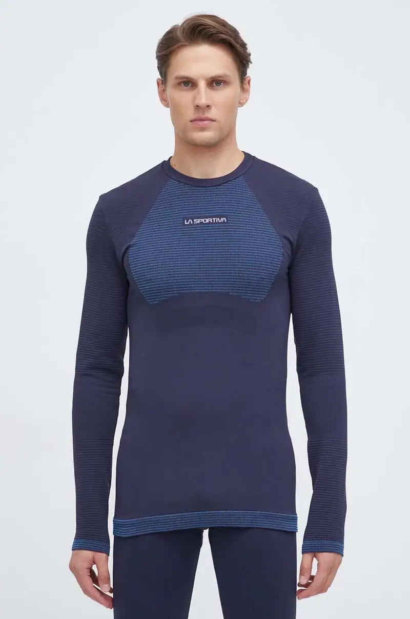 longsleeve funzionale Synth Light Blu navy