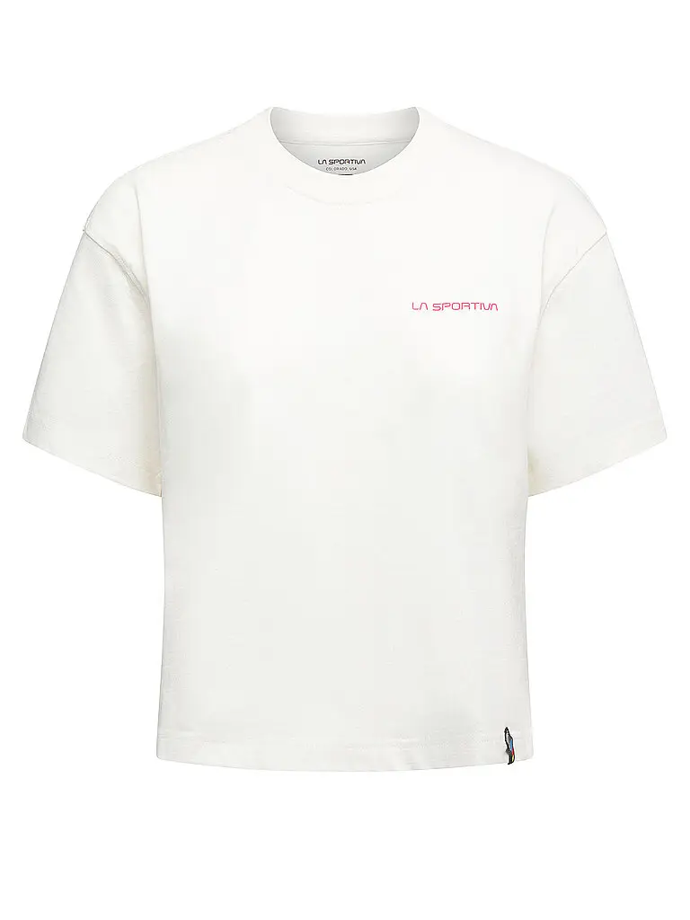 Maglietta da arrampicata da donna Redgarden Crop bianco | XS