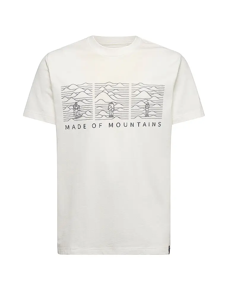 Maglietta da arrampicata da uomo Made Of Mountain bianco | S