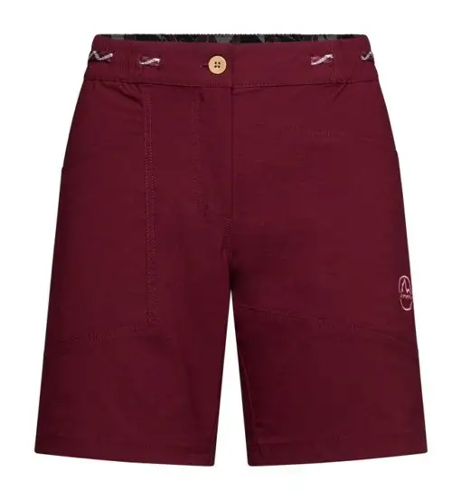 Mantra W - pantaloni corti arrampicata - donna Red