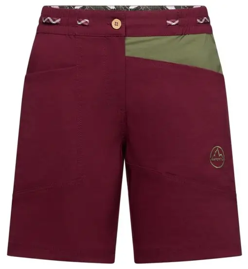 Mantra W - pantaloni corti arrampicata - donna Red