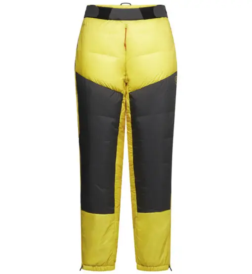 Olympus Tech Down - pantaloni alpinismo - uomo Yellow