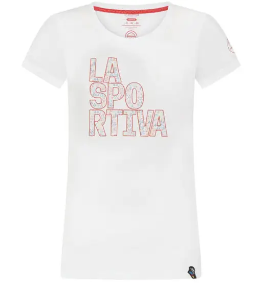 Pattern - T-shirt arrampicata - donna White