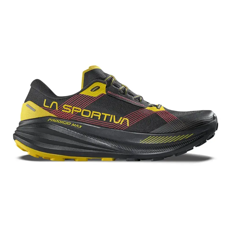 Prodigio Max Nero Giallo - Scarpe Trail Running Uomo EUR 42,5