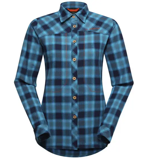 Rambler Flannel W - camicia a maniche lunghe - donna Light Blue