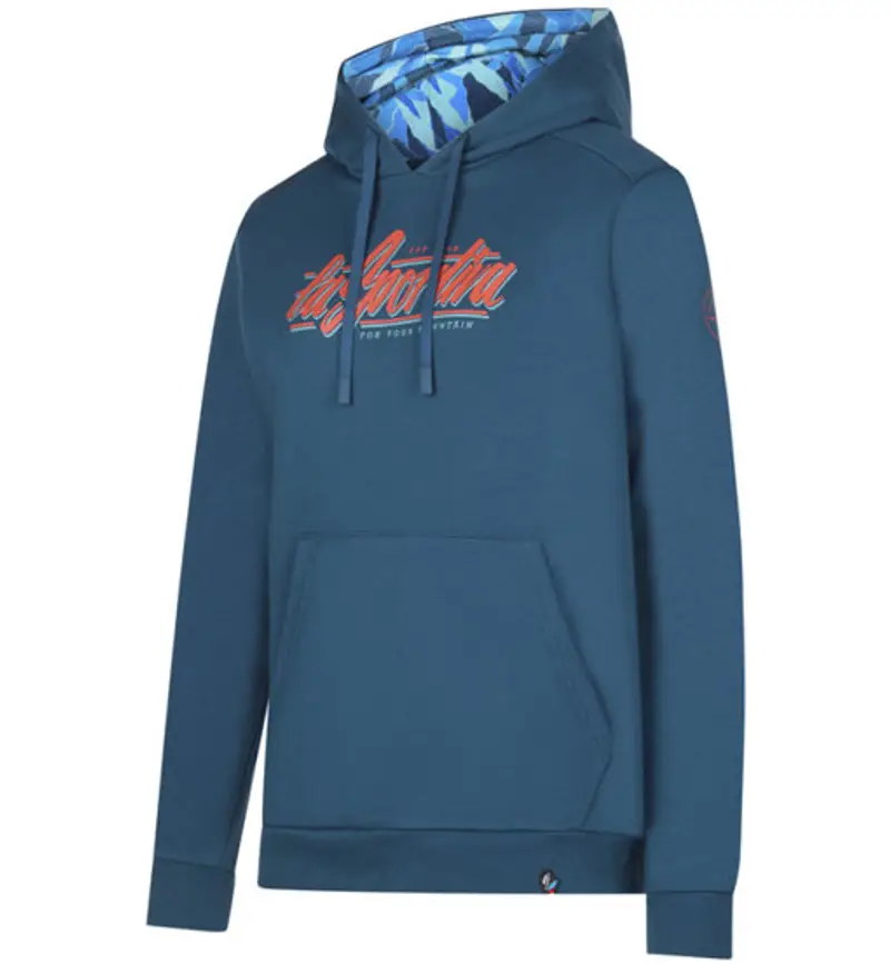 Retro W - felpa con cappuccio - donna Blue