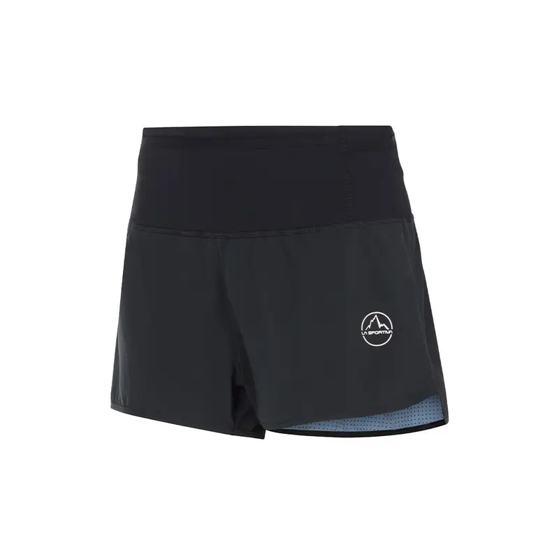 Short Trail Running Vector Nero Bianco Donna M