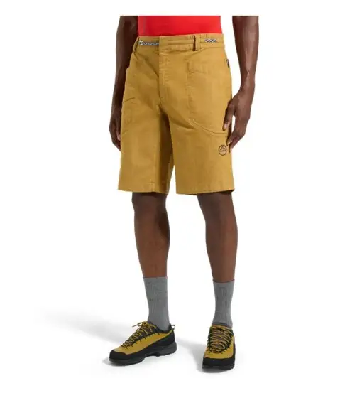 Sierra Rock - pantaloni corti arrampicata - uomo Dark Yellow
