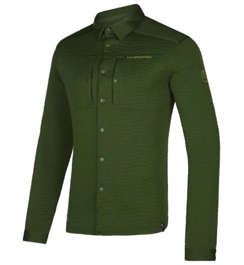 Spacer M - camicia maniche lunghe - uomo Green