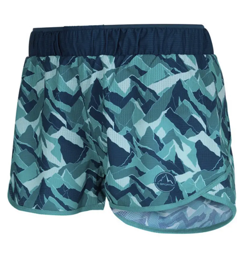 Timing W - pantaloni corti trail running - donna Blue