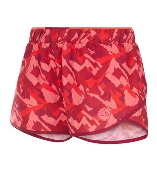 Timing W - pantaloni corti trail running - donna Red